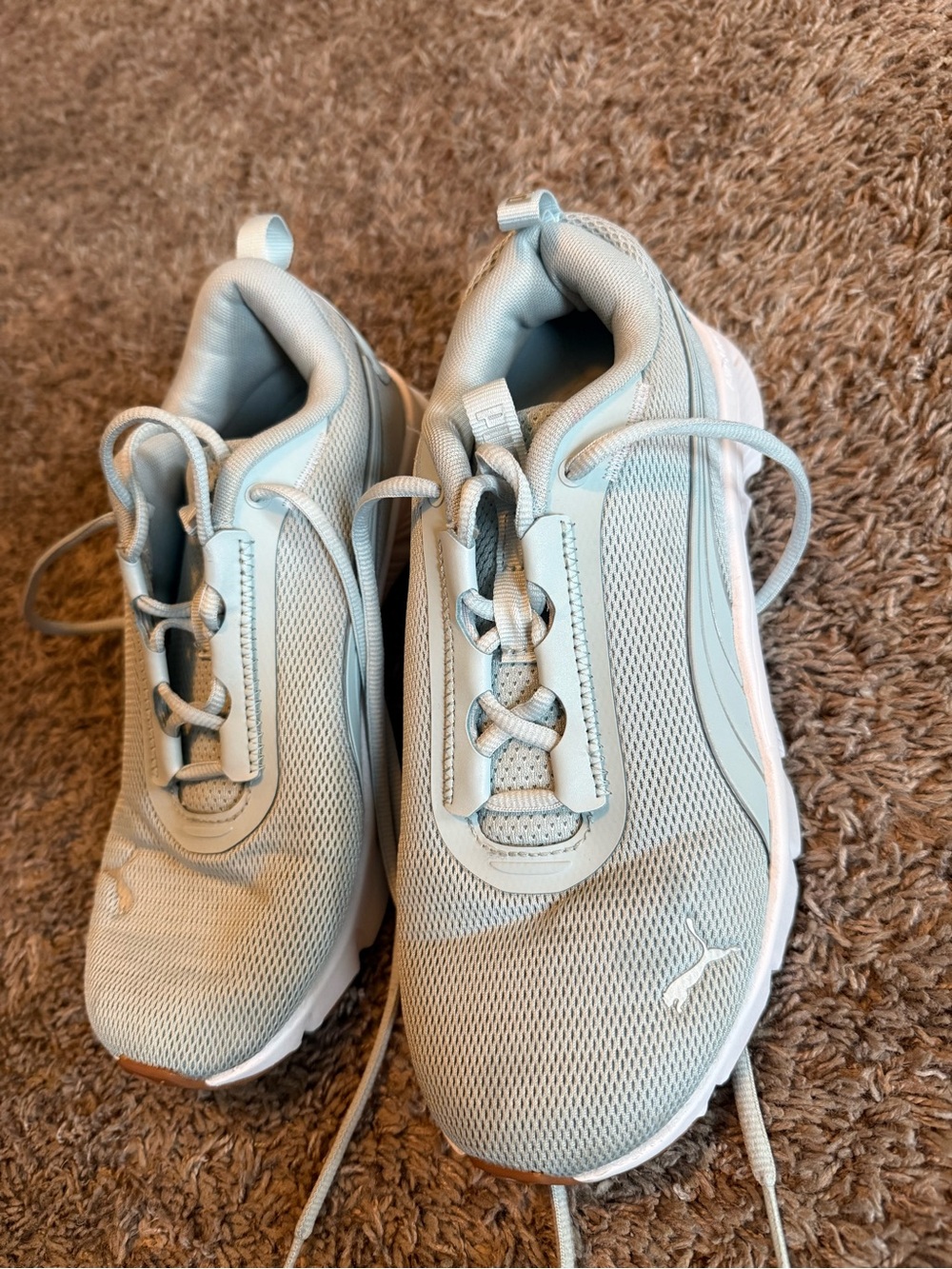 Puma Women’s Mesh Athletic Sneakers - Pale Blue
